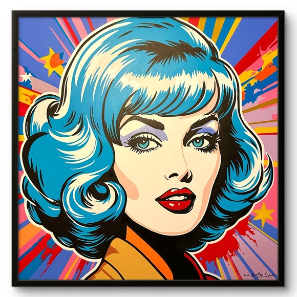 48” x 48” Original acrylic painting signed by artist - Picture 4 of 4